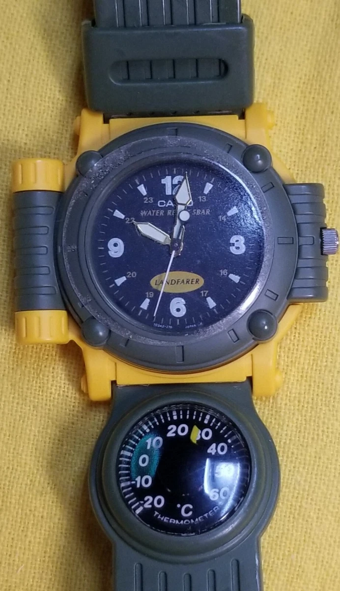 Casio watch with 2025 compass