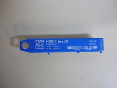 PFERD Frässtift KUD Ø 6 mm Kopflänge 5 mm Schaft-Ø 6 mm HSS F 0605/6 Z3