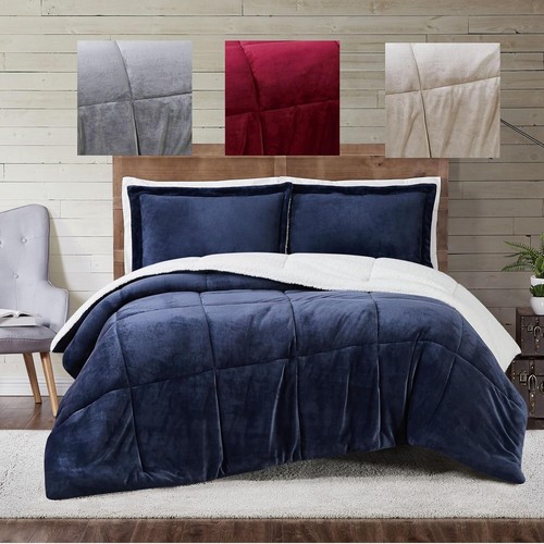 Machine Washable Twin XL Comforter Set in Tan - Hypoallergenic & Plush Warmth - Picture 7 of 8