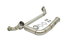 Edelstahl Downpipe für Porsche 718 Cayman + Boxster 982 2.5 S GTS in 3 Zoll 76mm