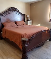 100 cotton King size bedding