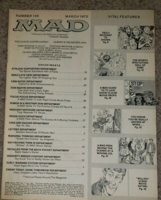 ④ マッドマガジン MADMAGAZINE ビンテージ 冊子 雑誌 ④ マッドマガジン MADMAGAZINE ビンテージ 冊子 雑誌 Vintage