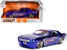 1965 FORD MUSTANG #5 "L. JOHN'S RACING" BLUE 1/24 DIECAST MODEL BY JADA 30527