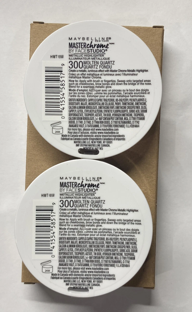 Maybelline New York Master Chrome Highlighter #300 Molten Quartz 