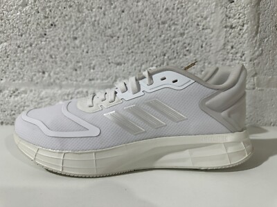NEW Adidas Duramo 10 Cloud White Metallic Grey HP2388 Women's Sz 10.5 | eBay