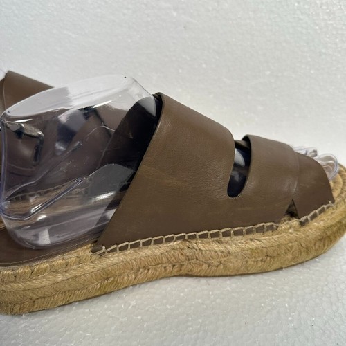 Marc Fisher Venita Slide Espadrilles Damen Größe 9M Taupe Leder 1,25 Plateau - Bild 9 von 15