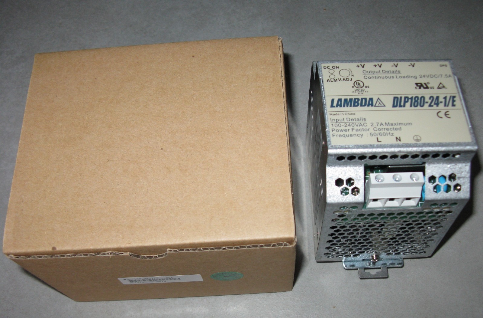Alimentation rail DIN 24V 180W pour armoire électrique industrielle