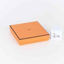 Hermes Paris Empty Orange Gift Box - 1 1/4 x 6 x 5 3/4