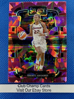 2024 #76 Sheryl Swoopes Panini Select WNBA Concourse Pink Ice Prizm Comets