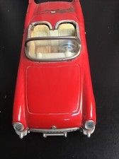 1953 Corvette Pressed Tin Friction Drive Vintage Toy