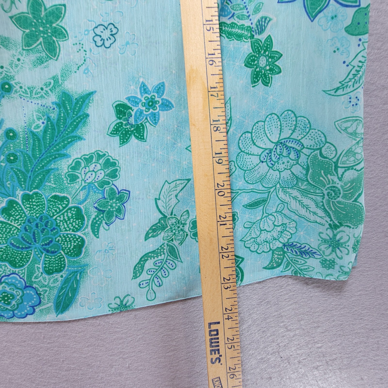 Pendleton Blue Lagoon Reversible Sheer Top Womens… - image 13