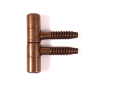 PRL) 32x Screw Hinge 2 Stems 37mm AGB DOORS WINDOWS WOOD BRONZE FINISH