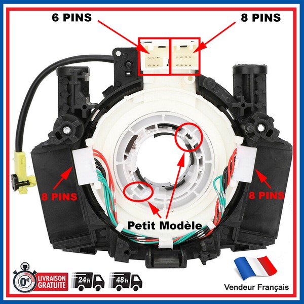 Schleifring Kontaktspirale Nissan Note Qashqai 25567-BH00A B5567-BH00A-image