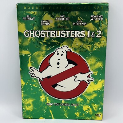 Ghostbusters 1 and 2 Double Feature Gift Set w/book (DVD) box set, Collectible