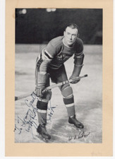 Bill Cook 1939 BEEHIVE 1 Signed Autograph New York Rangers Photo HALL Of Fame