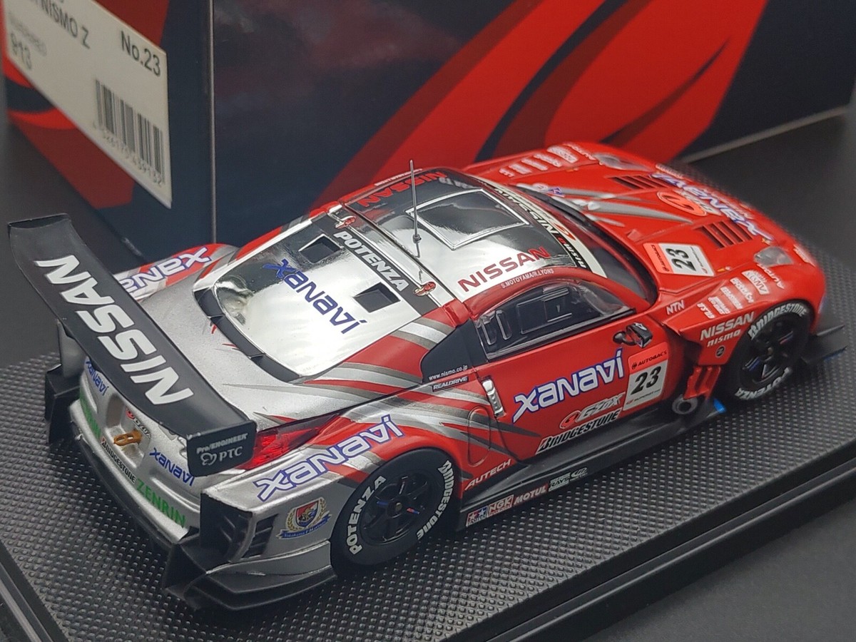 EBBRO 43913 1:43 2007 XANAVI NISSAN NISMO Z SUPER GT 500 #23