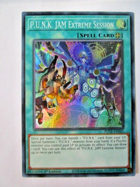 Yugioh! P.U.N.K Jam Extreme Session Pote-En065 1st Ed Super Rare Near Mint!! | eBay Yugioh! P.U.N.K Jam Extreme Session Pote-En065 1st Ed Super Rare Near Mint!! | eBay