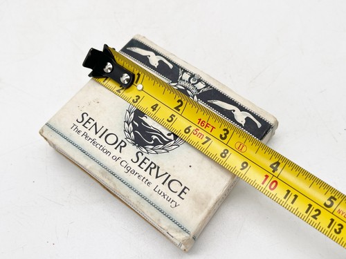 VINTAGE EMPTY SENIOR SERVICE CIGARETTE LUXURY BOX MASTER MIND GOOD SHAPE PROP - Picture 8 of 8