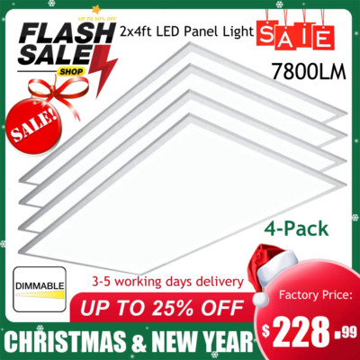 2x4 Panel Ceiling Light LED Flush Mount Ceiling Light,Fixture for Office 5000K