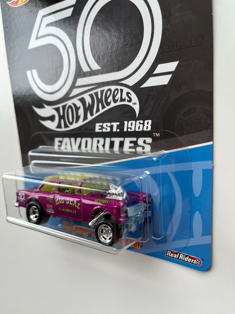 ミニカー HotWheels 50 FAVORITES Bel Air Gasser Hot Wheels 50th Anniversary Favourites 55 Chevy Bel Air