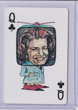 1980 POLITICARDS PLAYING CARDS QC BETTY FORD