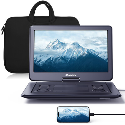 19'' Tragbarer DVD Player mit 16'' Auto Monitor HD 1600x900 HDMI AKKU+Handtasche