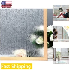 Rain Glass Window Film - Static Cling Decorative Glass Sticker - UV Protection