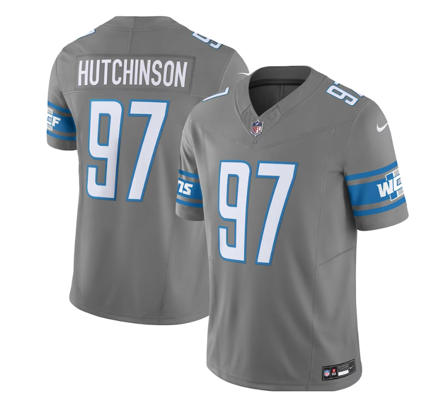 Team Lions #97 Aidan Hutchinson Limited Jersey -hot jersey/ all size
