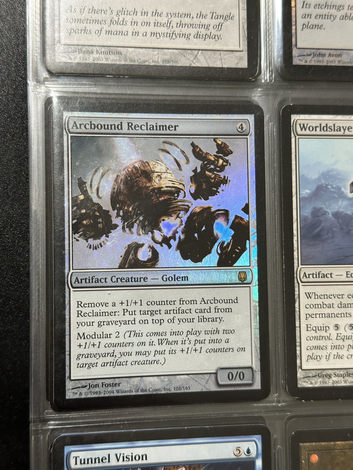 MTG Magic Foil Arcbound Reclaimer EX/LP Darksteel