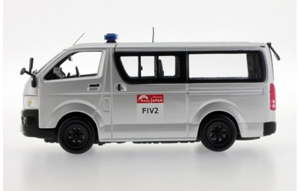 Toyota Hiace Van 2008 Rally Japan Service Auto Jcollection Jc218 1/43 Mini Bus-image