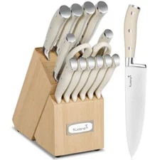 Kuisine Chef Knife Set,High Carbon Stainless Steel Ultra Sha