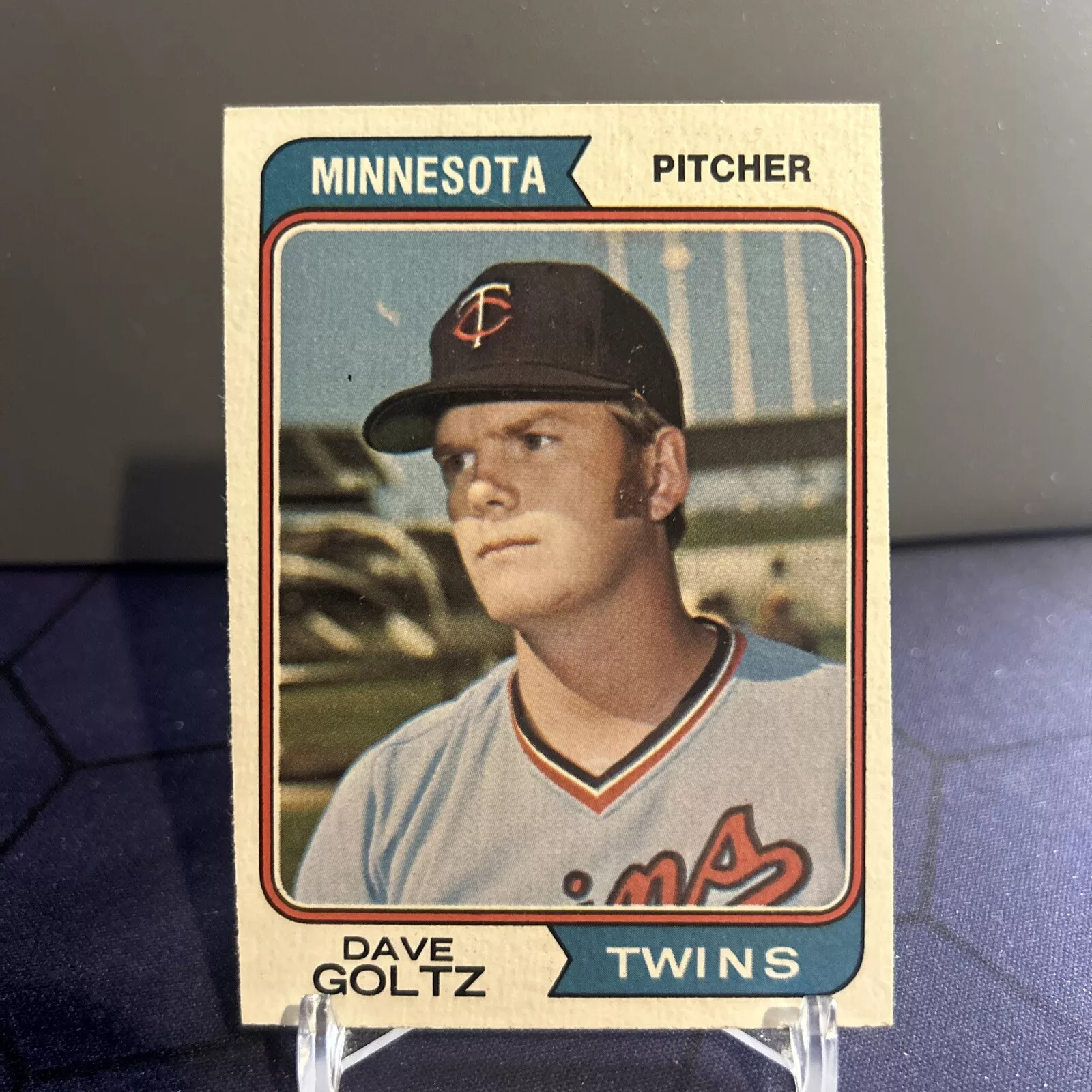 Dave Goltz trading card