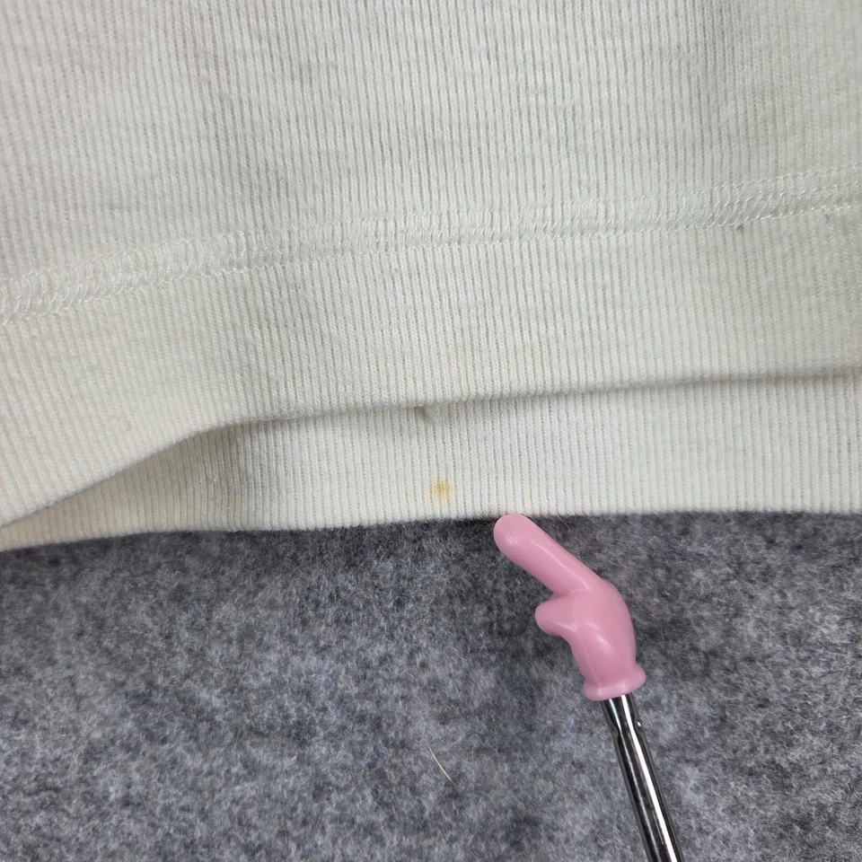 Винтажный халат Di каппа джемпер мужской маленький белый кремовый V шеи пуловер 11821 - Изображение 2 из 4