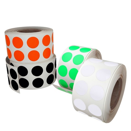Round Stickers Rolls 1/2 inch Dot Circles 13mm Multiple Color Code 1080 Pack - Picture 30 of 38
