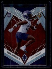 Brian Asamoah II 2022 Panini Phoenix #191 Rookie Minnesota Vikings #/250