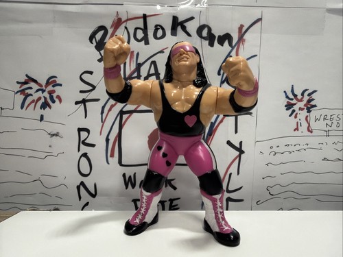 WWF Bret Hit man Hart HASBRO SERIES 4 WWE WCW AEW ...