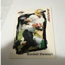 Pinnacle 1995 Kordell Stewart Rookie #264 Pittsburgh Steelers NFL Football Card. rookie card picture
