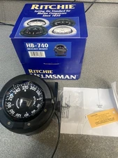 New in box Ritchie HB-740 Helmsman Compass Black 3.75-Inch