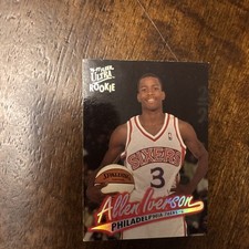 ALLEN IVERSON 96/97 FLEER ULTRA ROOKIE CARD RC #82. rookie card picture