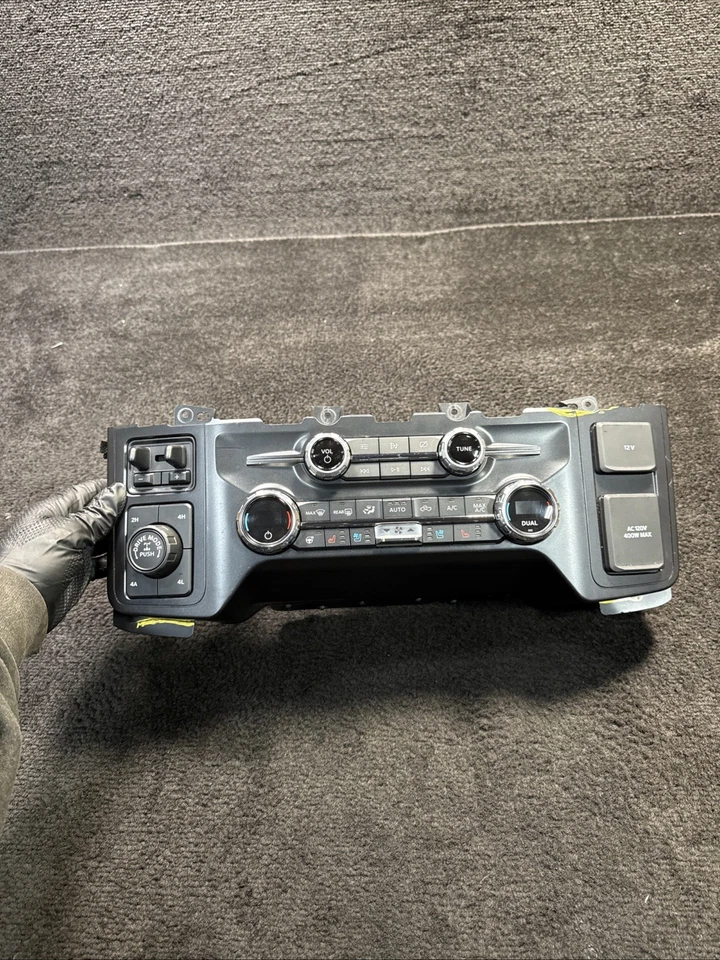 21 Ford F150 AC Heat Temperature Climate Control Panel & Trim OEM ML3T-18C612-DF - Image 3 of 4