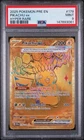 2025 Pokemon Pre En-Prismatic Evolutions #179 Pikachu Ex Hyper Rare PSA 9