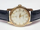 VINTAGE Circa 1957 14ky Gold OMEGA SEAMASTER Cal. 342 17 Jewel  34mm Wristwatch