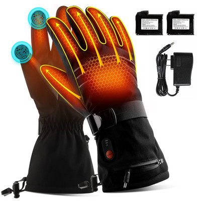 Abxmas Rechargeable Heated Gloves For Men Women7.4V 6400Mah Electric Heated