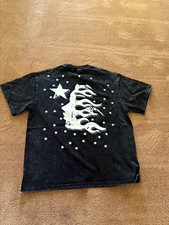 Hellstar Mens M Black Cotton Crew Neck Short ...