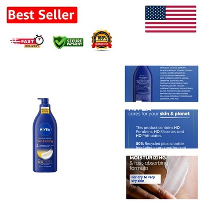 72-Hour Skin Firming Body Lotion with Q10 & Vitamin C for Dry Skin - 16.9 Fl Oz