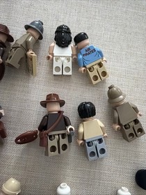Lego Indiana Jones Minifigures Lot Of 12 Henry, Marianne, Pilot & More