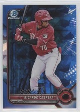 2022 Bowman Chrome Draft Sapphire Edition Ricardo Cabrera #BDC-139 6u5