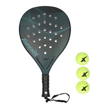 Adrenix Padel Set Racket with 3 Balls - Green/Red/Blue - BRAND NEW! QUICK SHIP! 