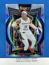 2025 #4 Arike Ogunbowale Panini Select WNBA Concourse Silver Prizm Wings