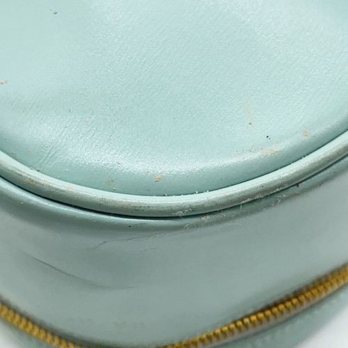 Auth GUCCI Vanity Leather Light Blue Pouch NS071768 - Picture 9 of 13